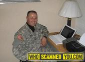 Despicable scammer posing as US soldier